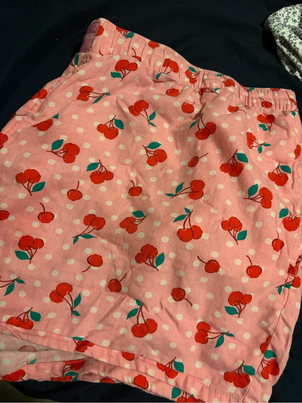 Pink Cherry Print boxer Shorts